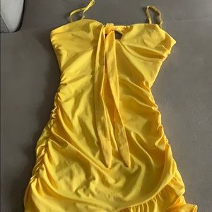Yellow summer dress
